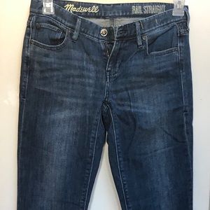 Madewell “Rail Straight” denim